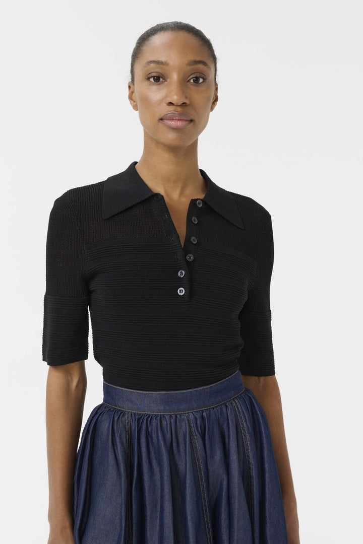 Gestuz - Gzmagny Top 10910514 - 100017 - Black Toppe 