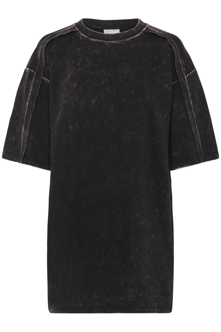 Gestuz - Gzneia Oz Tee 10910657 - 108377 - Black Brown Washed T-shirts 