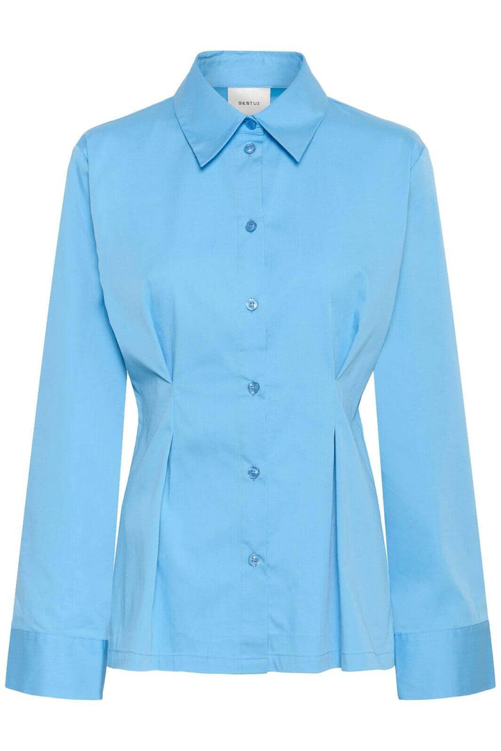 Gestuz - Gzopy Shirt 10910921 - 174139 - Azure Blue Skjorter 