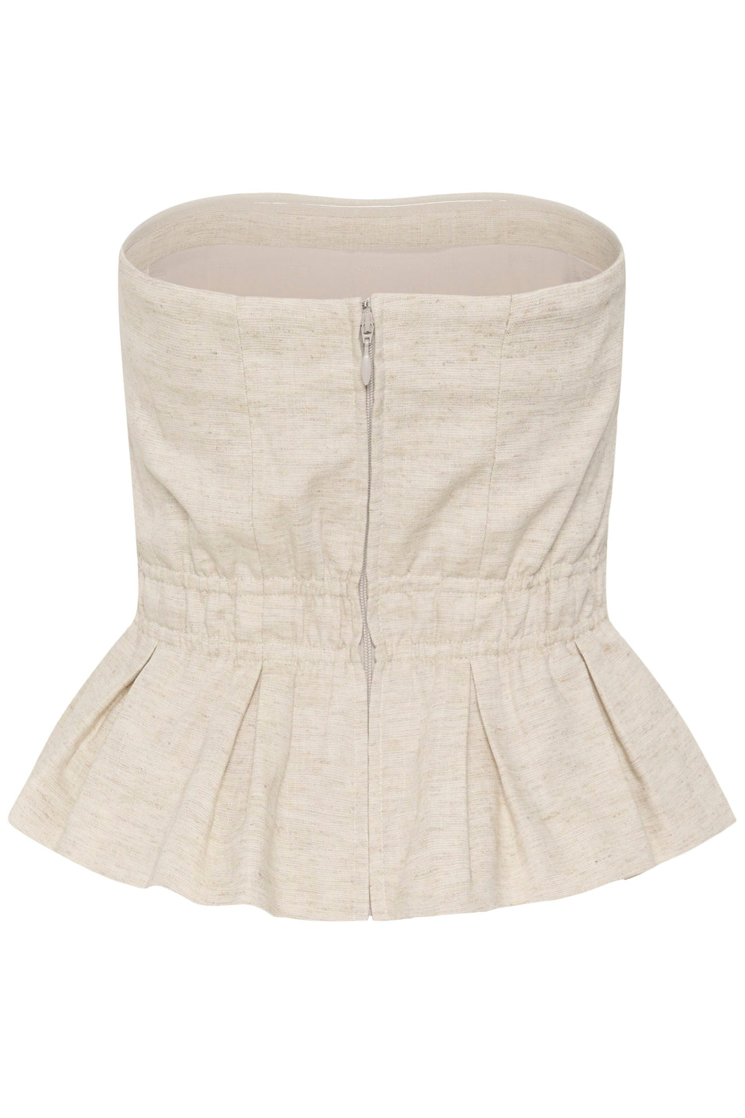 Gestuz - Gzriava Corsage 10911252 - 107203 - Light Sand Melange Bluser 