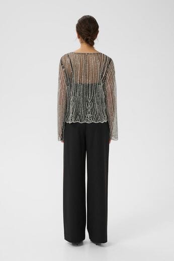 Gestuz - Gzsibba Blouse 10910698 - 103434 - Black/Silver Bluser 