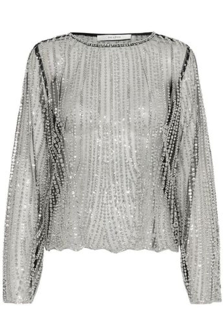 Gestuz - Gzsibba Blouse 10910698 - 103434 - Black/Silver Bluser 