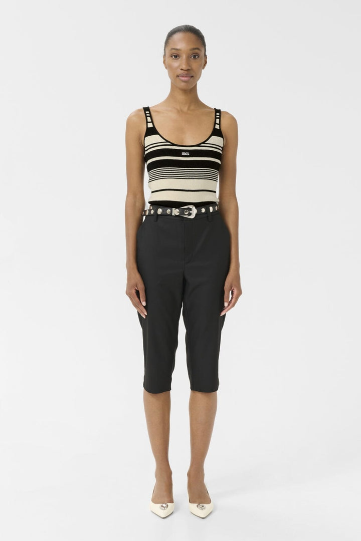 Gestuz - Gzstela Top 10910343 - 107874 - Black/Birch Striped Toppe 