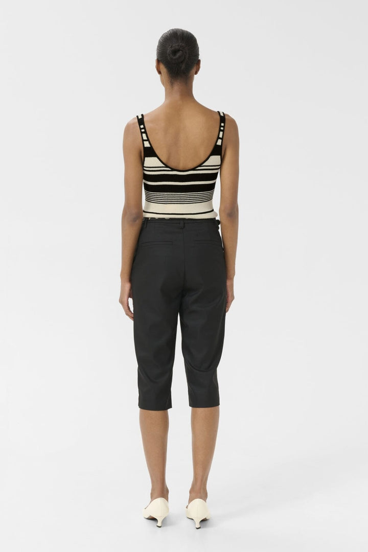 Gestuz - Gzstela Top 10910343 - 107874 - Black/Birch Striped Toppe 