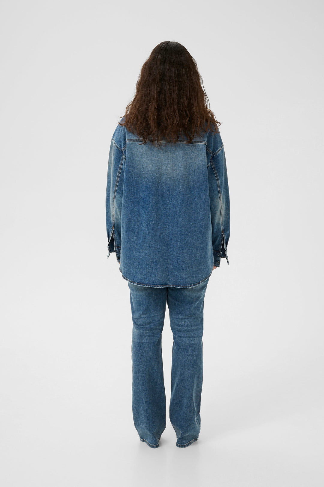 Gestuz - Gzviva Oz Shirt 10910575 - 108303 - Vintage Blue Denim Skjorter 
