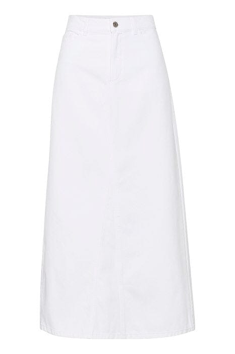 Gestuz - MilyGZ HW long skirt - White wash