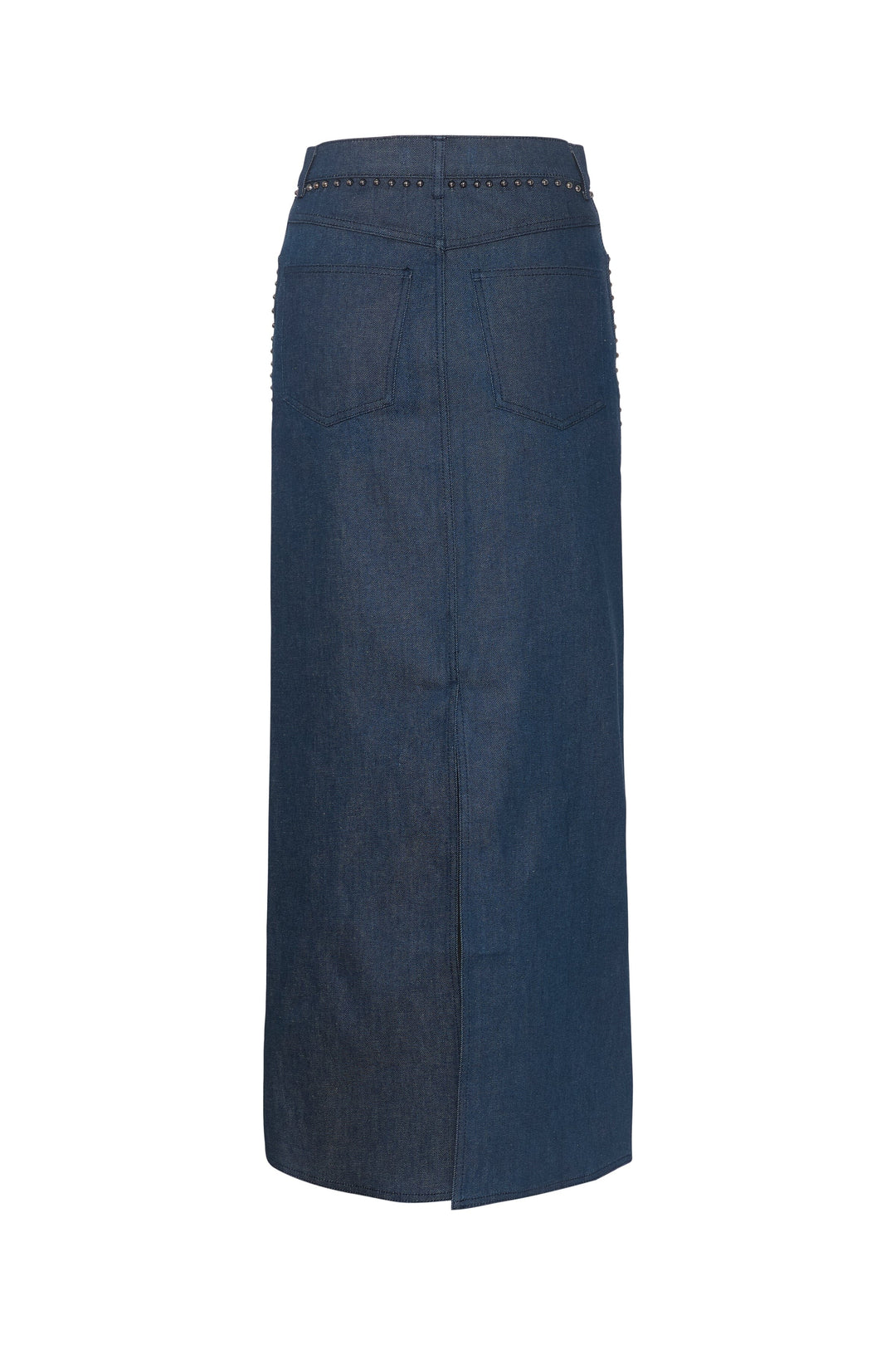 Gestuz - RockieGZ HW long skirt - Dark blue Unwashed Nederdele 