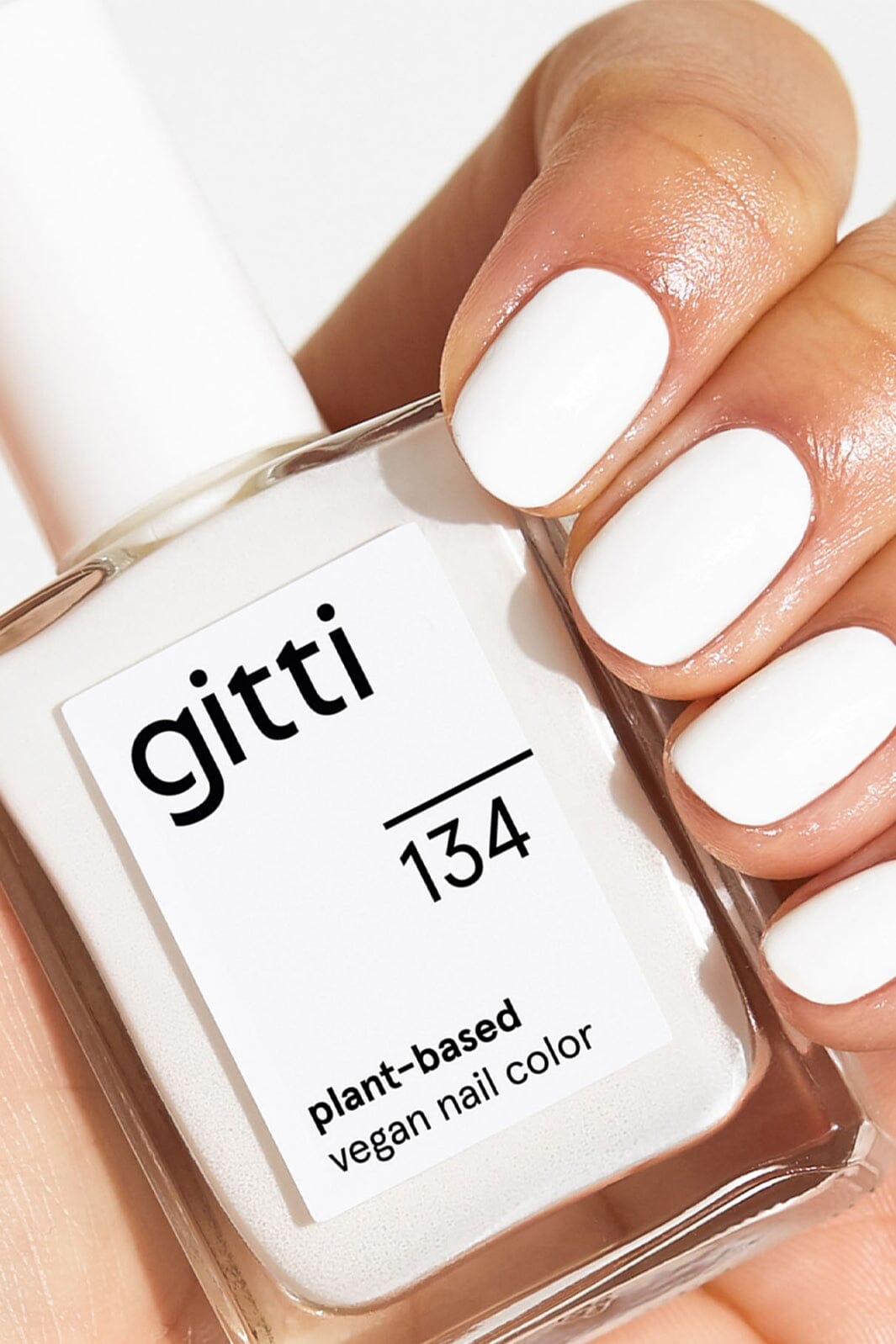 Gitti - Nail Polish 134 - White Neglelak 