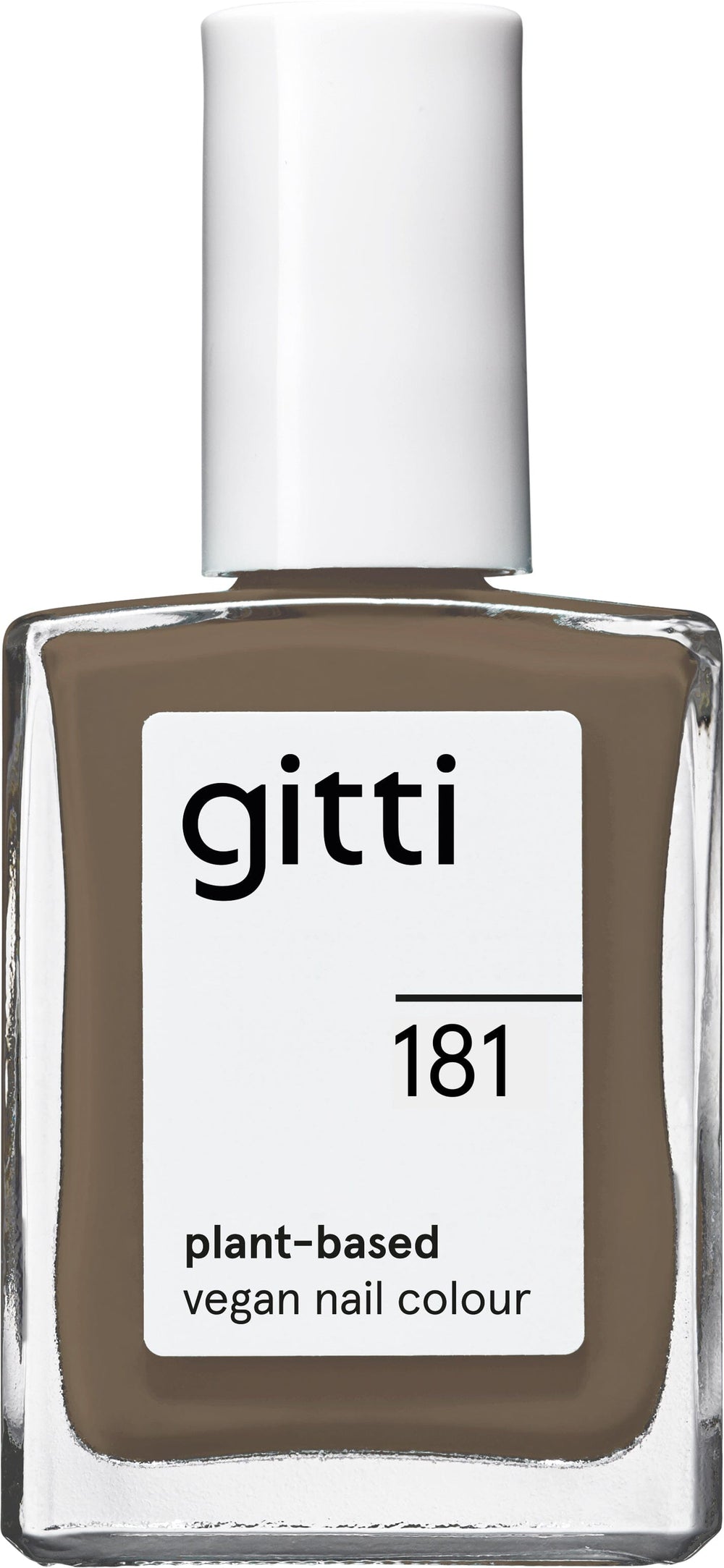 Gitti - Nail Polish 181 - Dark Taupe Neglelak 