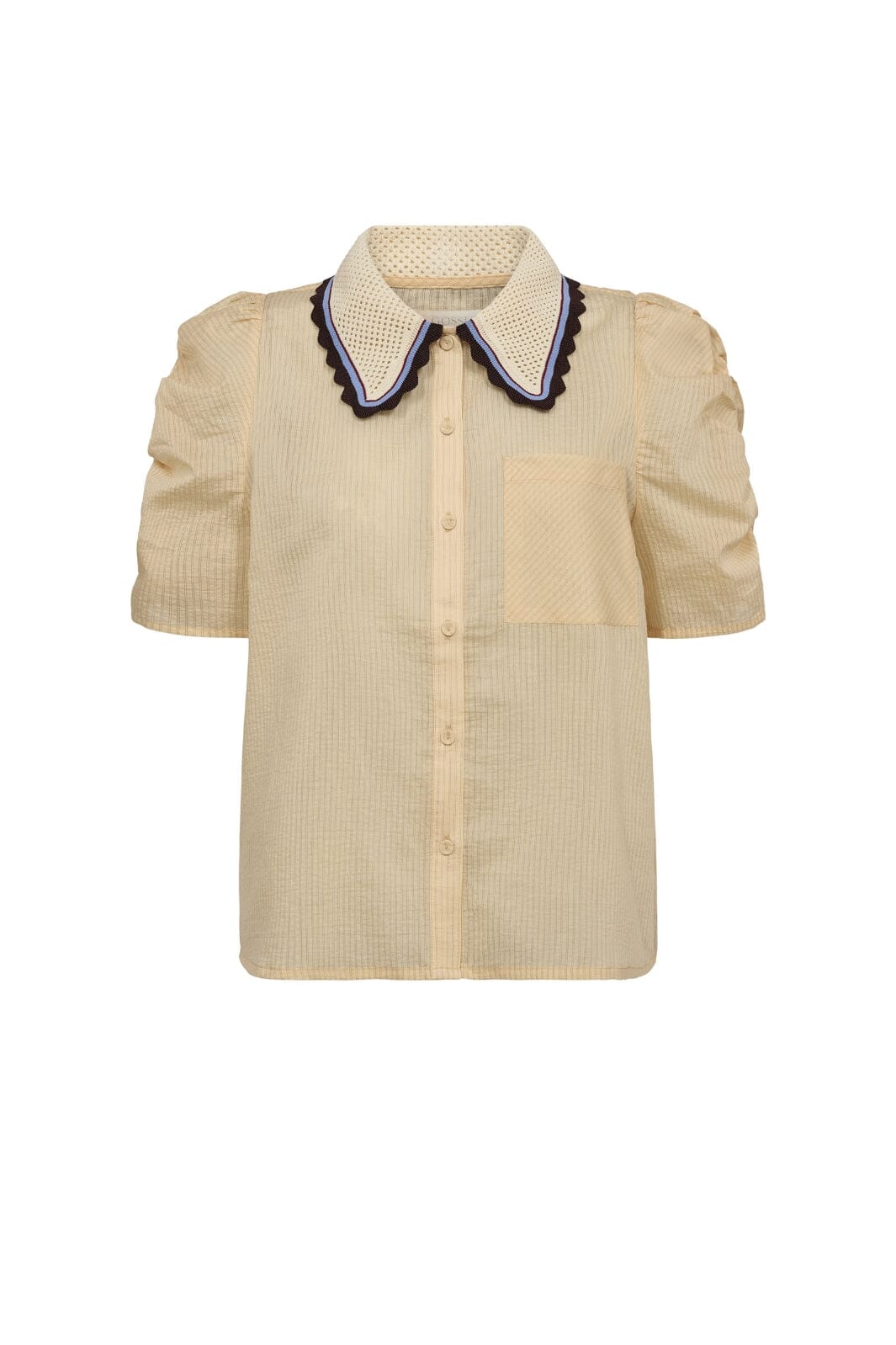 Gossia - Allygo Blouse G2811 - Soft Lemon Stripes Bluser 