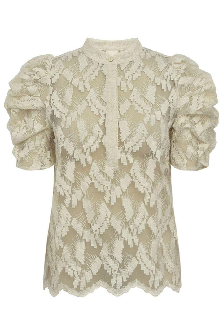 Gossia - Anngo Sofie Blouse G2653 - Creme Bluser 