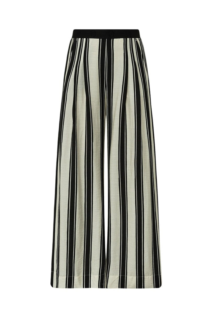 Gossia - Cloego Atalie Jo Pants G2928 - Sand Black Stripes