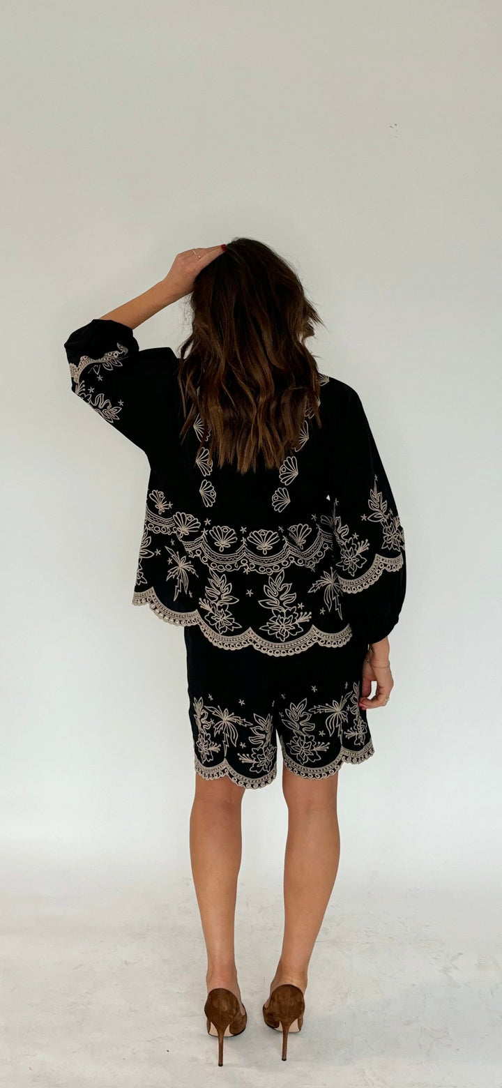 Gossia - Diktego Shorts G2436 - Black/Sand Shorts 