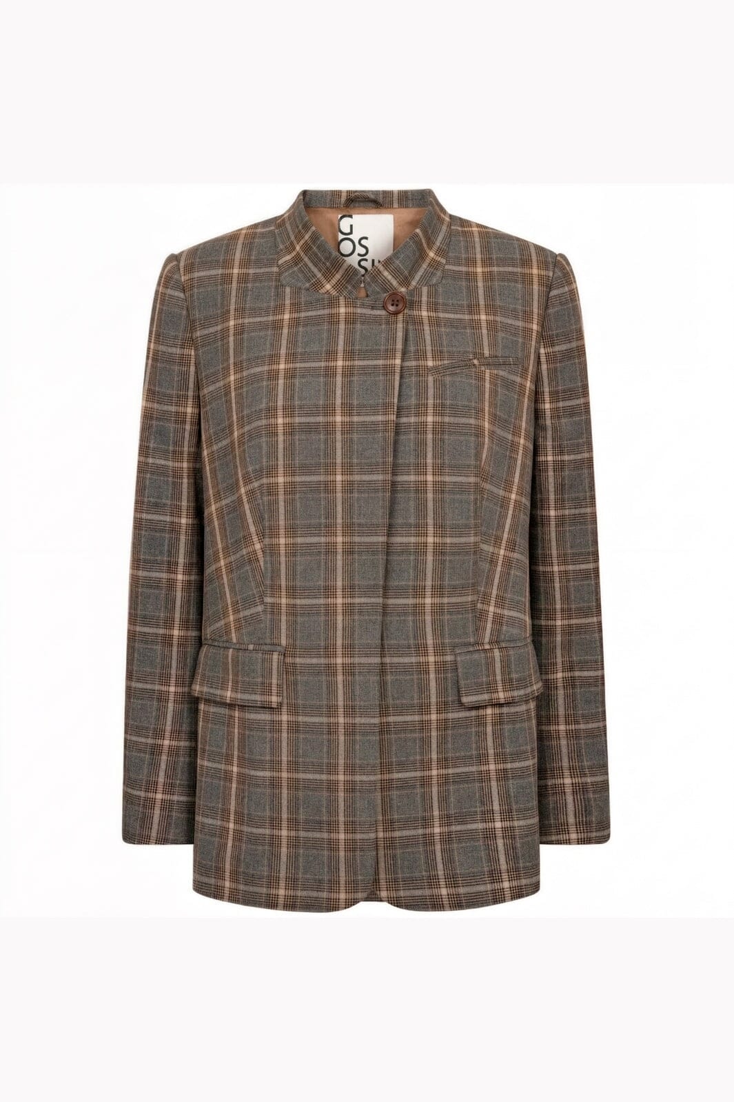 Gossia - Elligo Blazer G3260 - Brown Checks