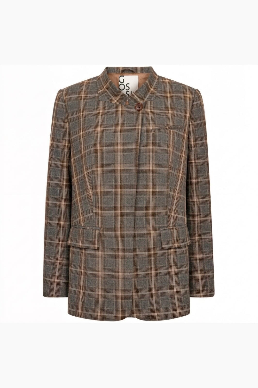 Gossia - Elligo Blazer G3260 - Brown Checks