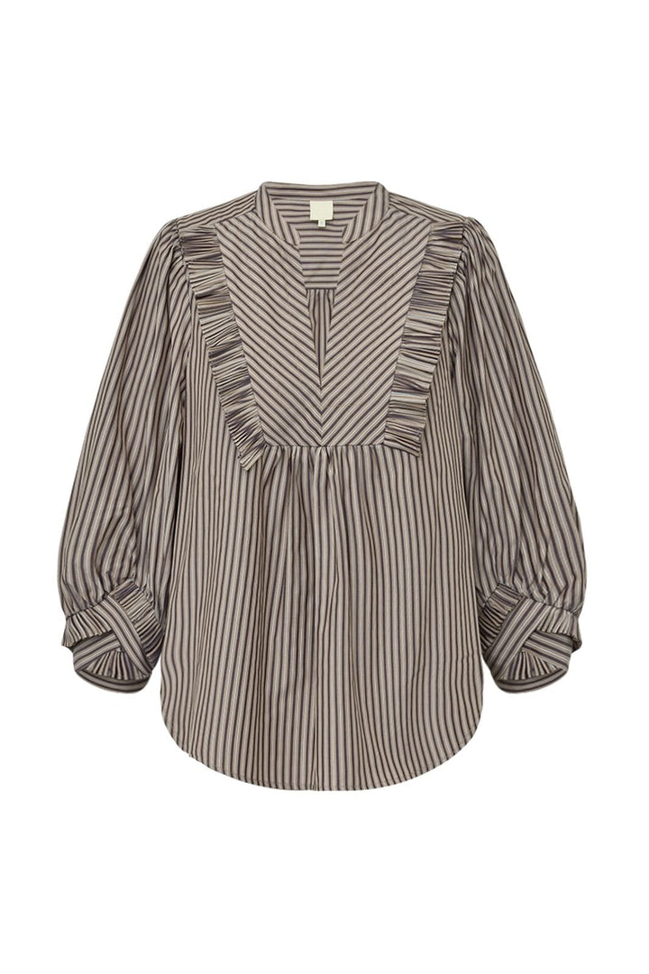 Gossia - Meego Liv Blouse G2731 - Brown Stripes