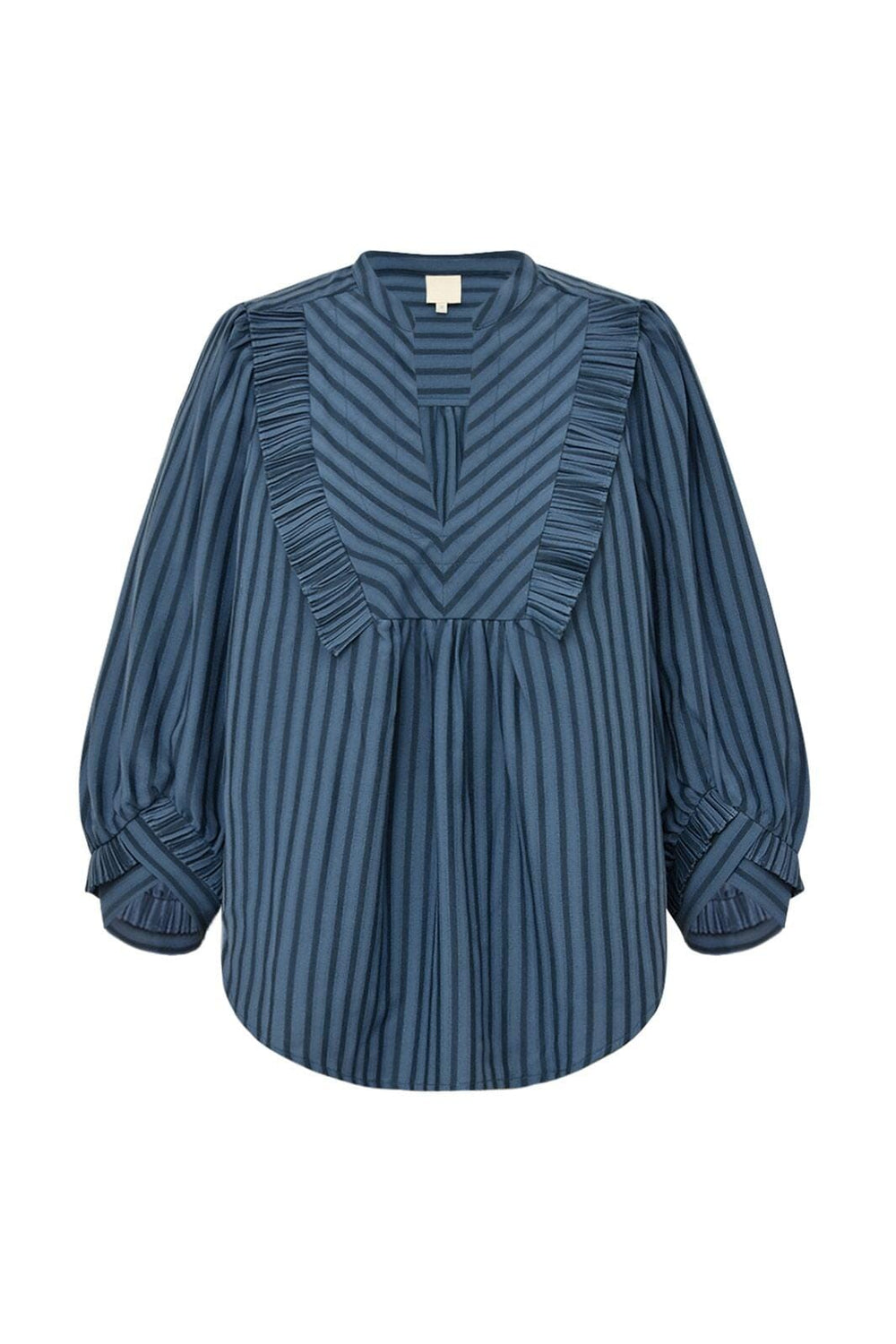 Gossia - Meego Vibs Blouse G2854 - Blue Stripes