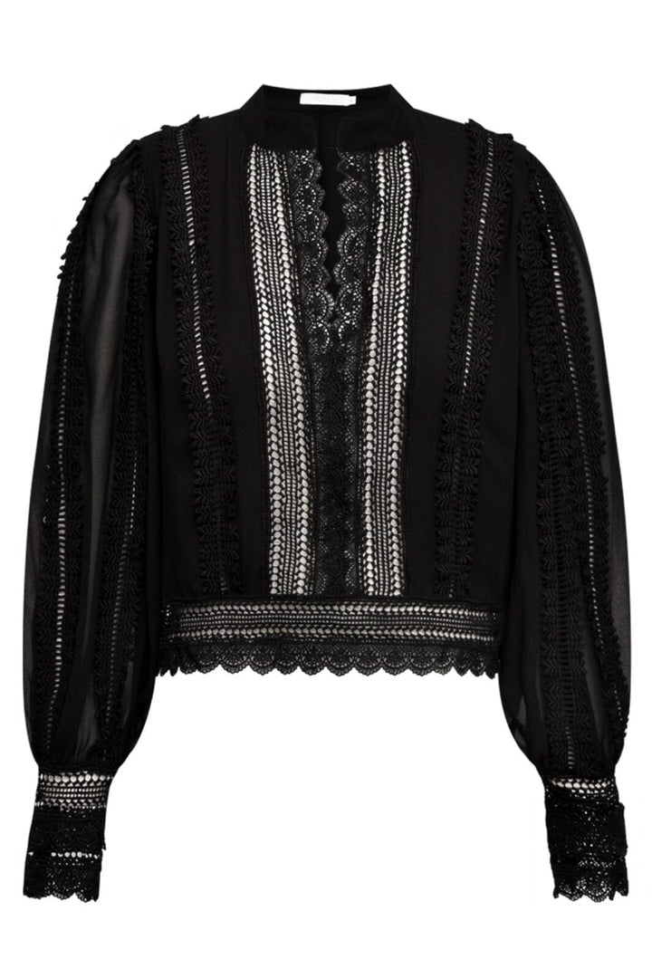 Gossia - Rabiago Blouse - Black Bluser 