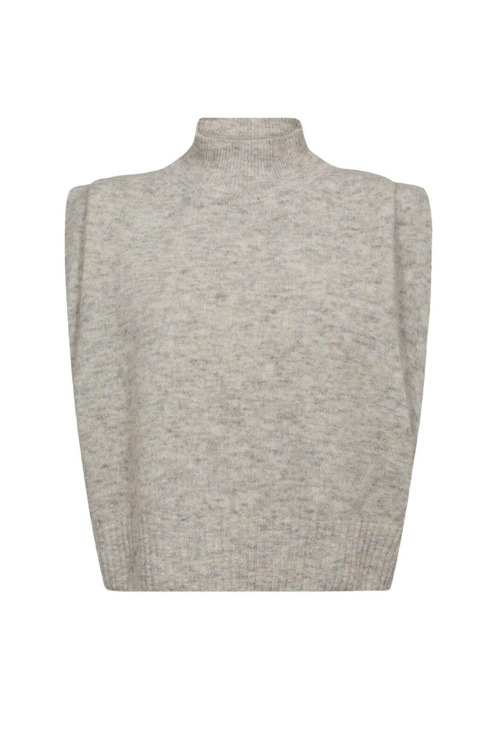 Gossia - Wiwicago Top G2759 - Light Grey Melange Strikbluser 