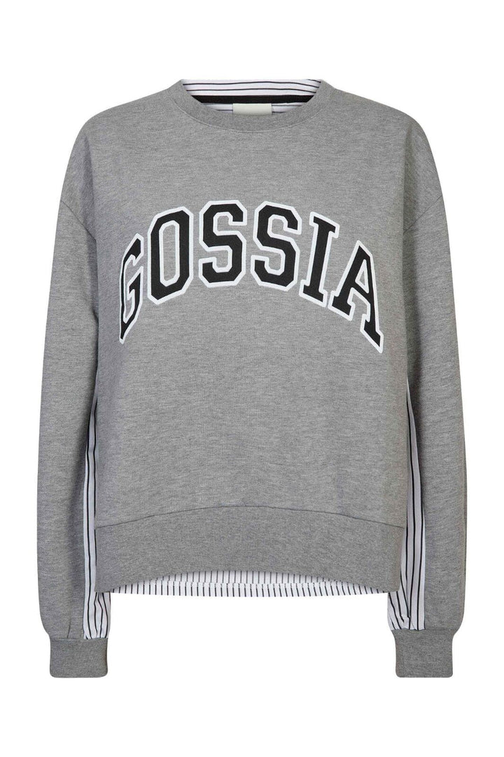 Gossia - Xeniago Sweat G3467 - Dark Grey Melange Sweatshirts 
