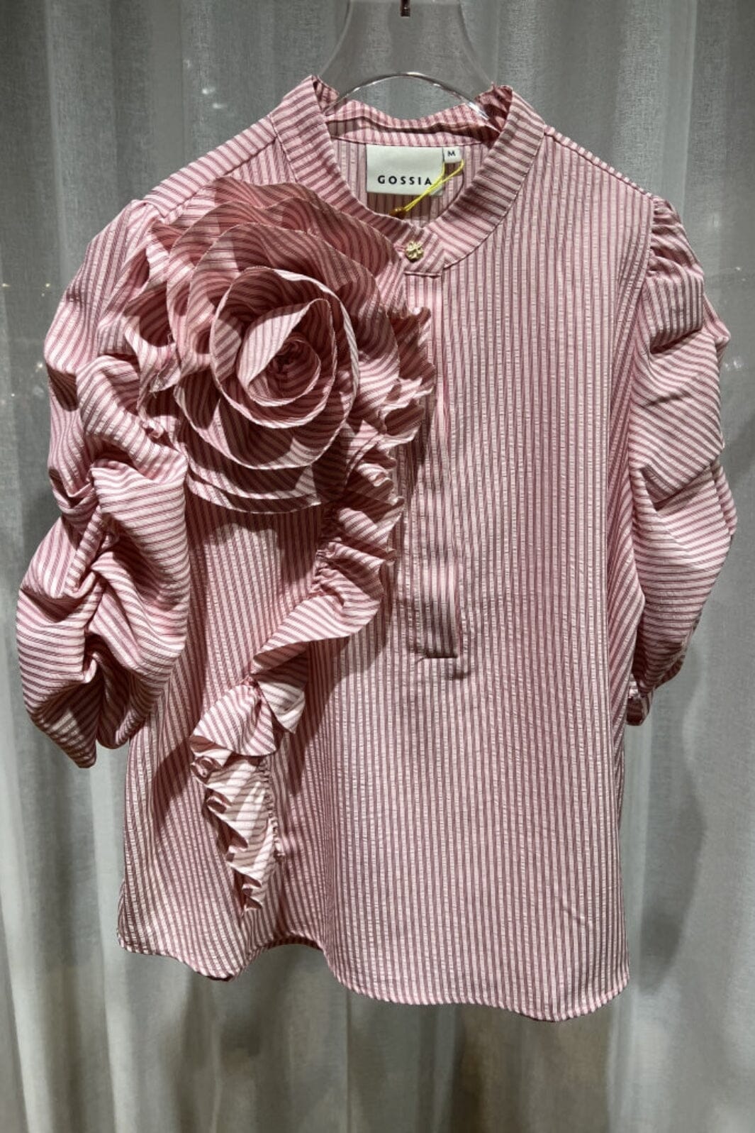 Gossia - Zabinago Ea Blouse G3229 - Pink Stripes Bluser 
