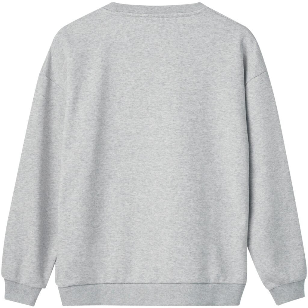 H2O - Base Woman Sweat O'Neck - 1020 Lt. Grey Mel Sweatshirts 