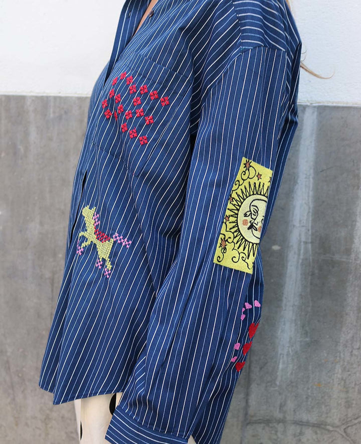 Sissel Edelbo - Brenna Shirt Se 2007 - Navy Stripes