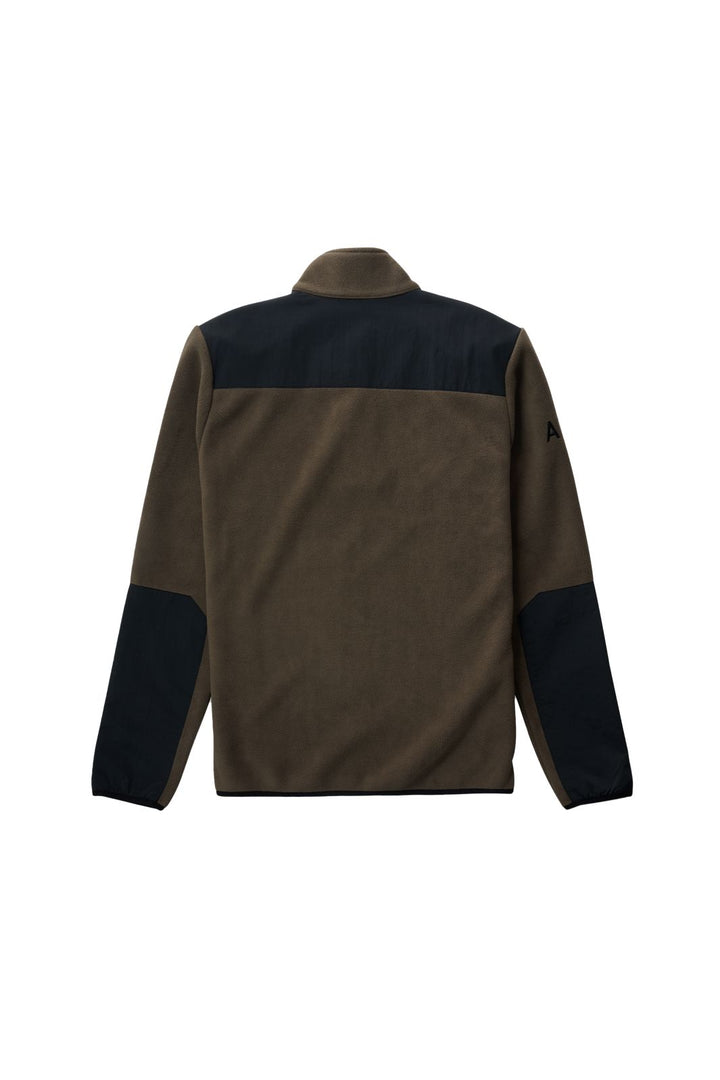 Halo - Blocked Zip Fleece 610209 - 0554 - Major Brown