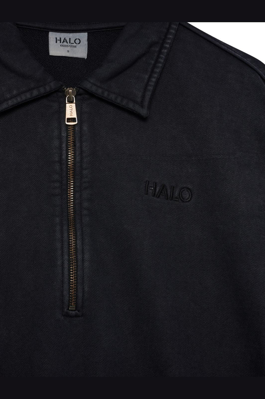 Halo - Boxy Polo Sweat 234449 - 2001 - Black