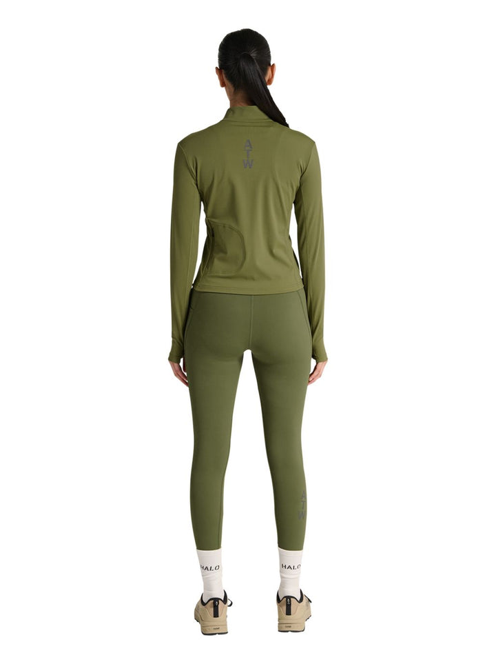 Halo - Women Full Zip 2.0 233016 - 6096 - Olive Drab Bluser 