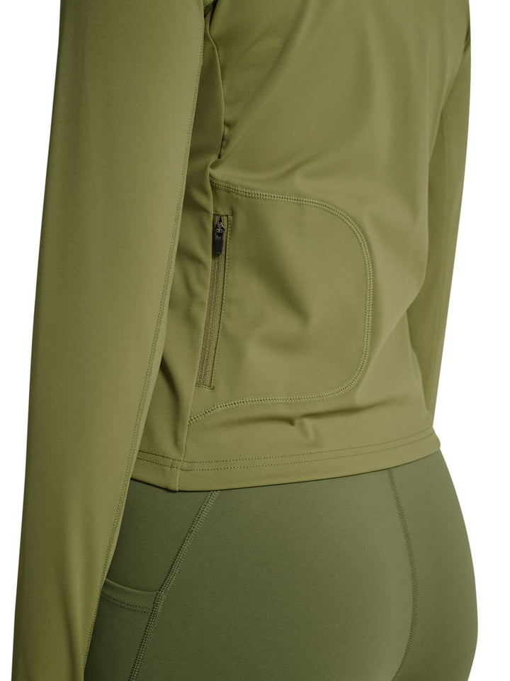 Halo - Women Full Zip 2.0 233016 - 6096 - Olive Drab Bluser 