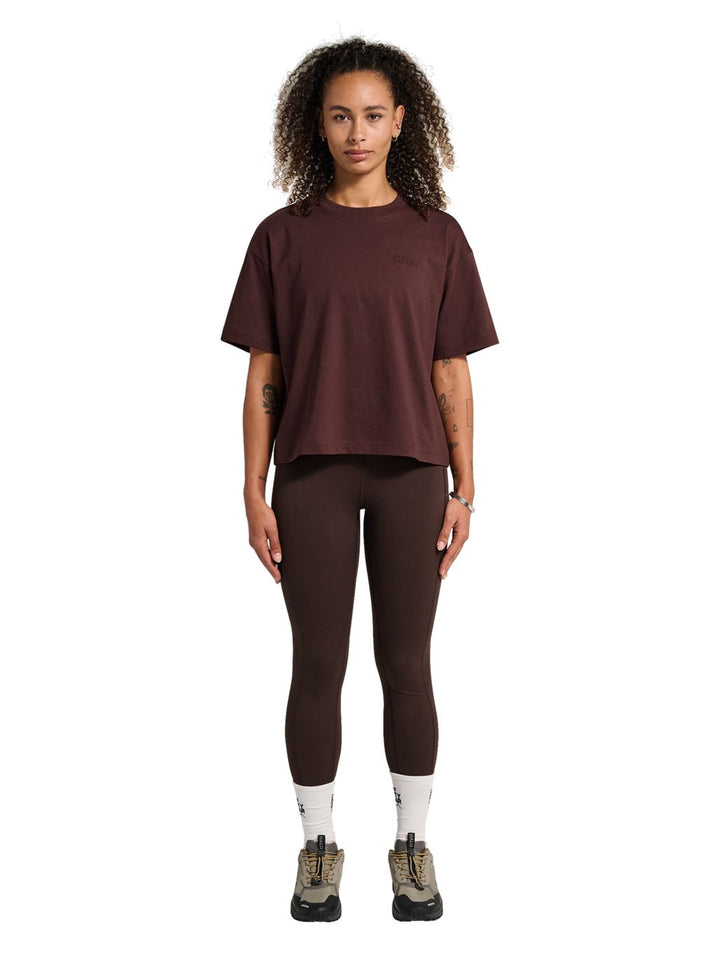 Halo - Women Logo T-Shirt 231880 - 8415 - Bitter Chocolate T-shirts 