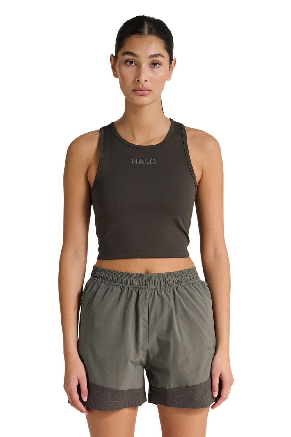 Halo - Women Training Top 610507 - 1260 - Raven/Reflective Toppe 