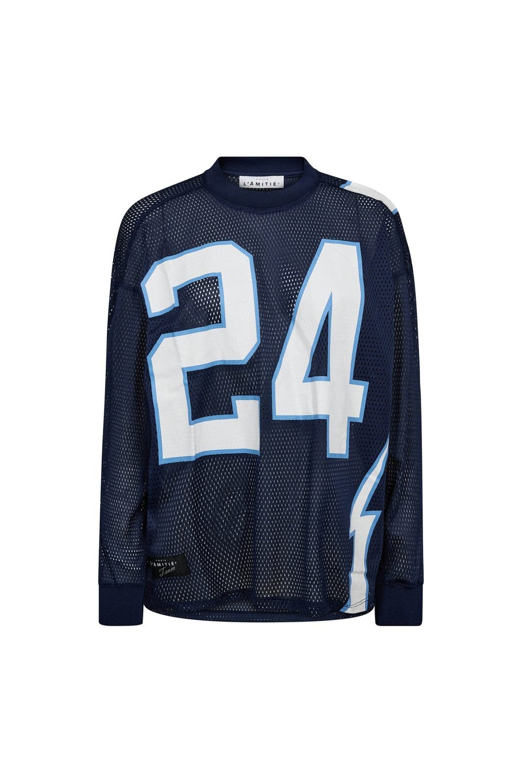 Haute L'Amitié - American Football Ls Tee HL10049 - Navy