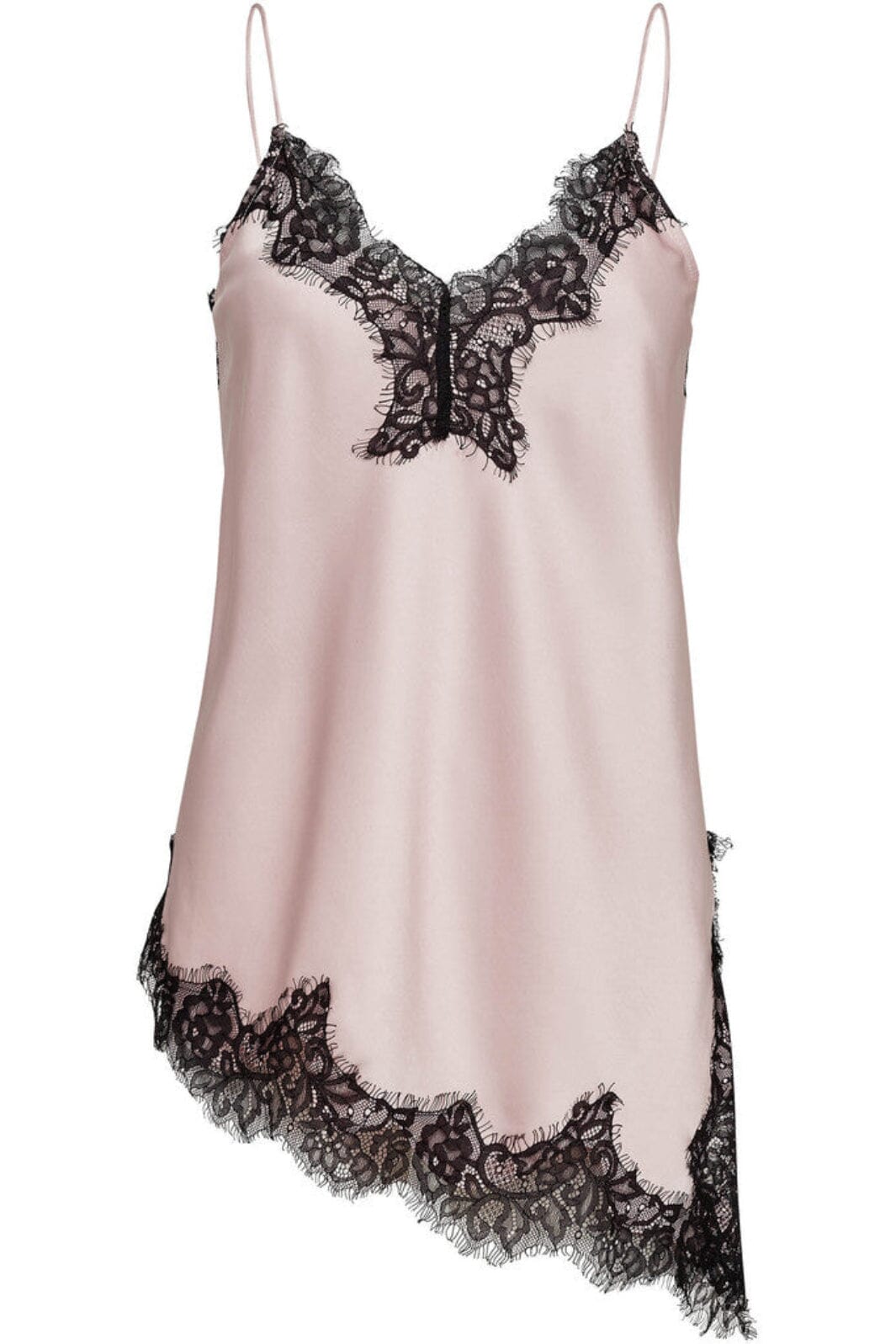 Haute L'Amitié - Asta Asym Contrast Lingerie Top HL10646 - Iced Rose Toppe 