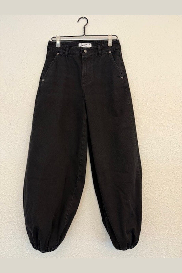 Haute L'Amitié - Denim Harem Pant HL10807 - Black