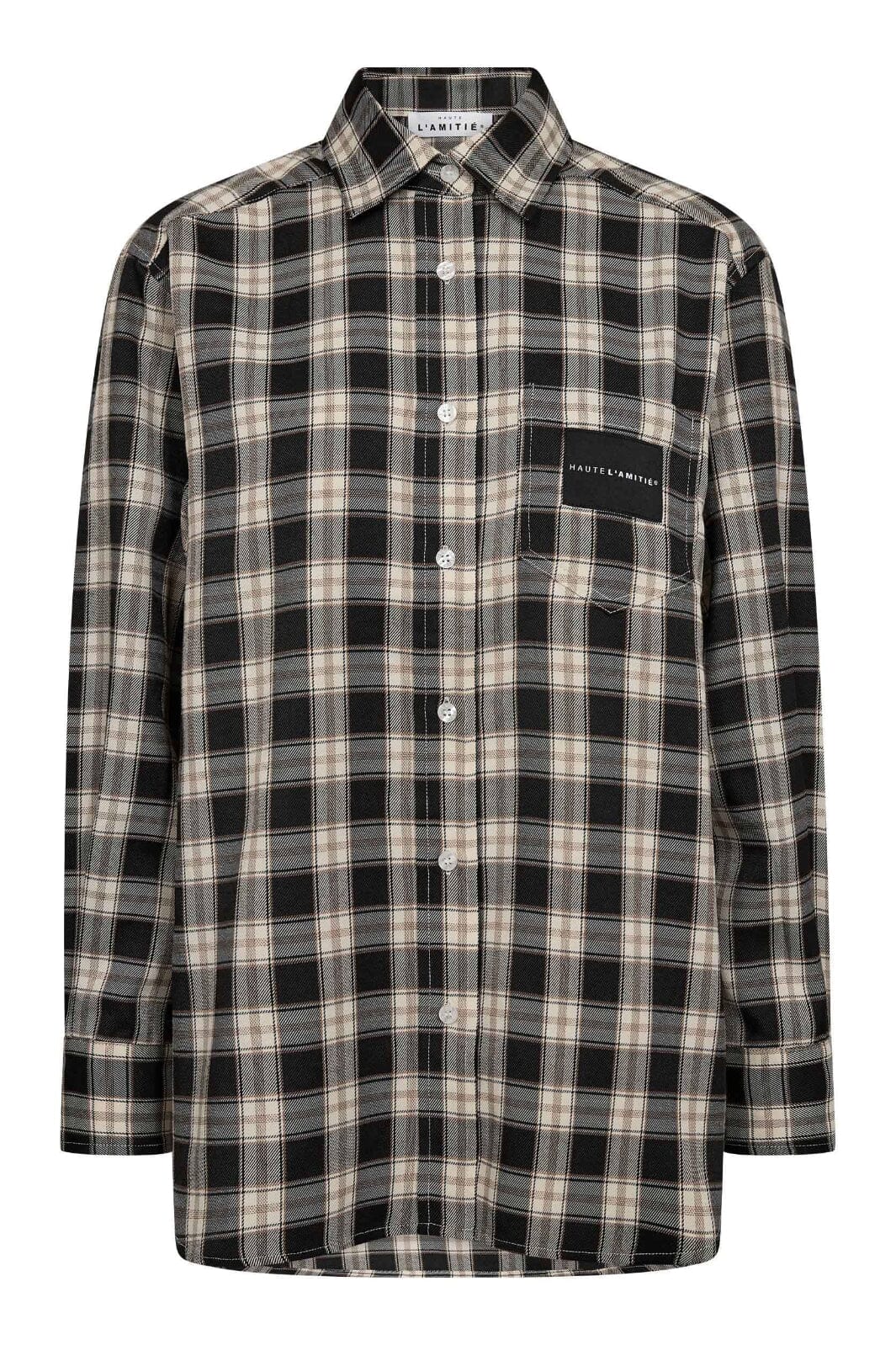 Haute L'Amitié - Early Haute Check Shirt Hl10903 - Black Check Skjorter 