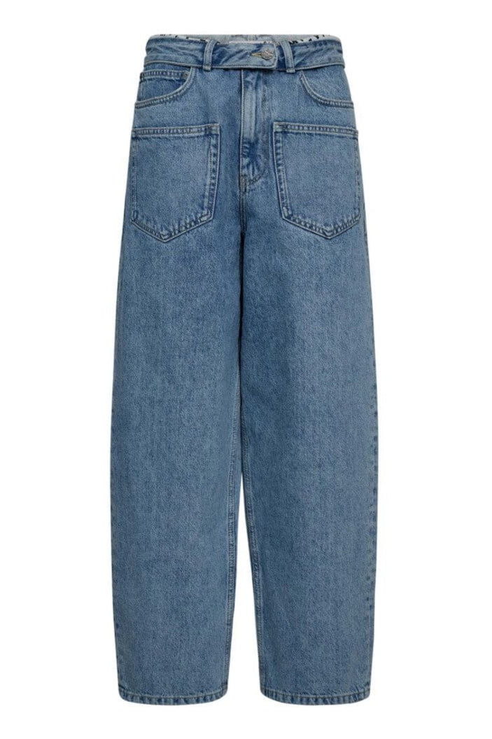 Haute L'Amitié - Flip Waist Pocket Tall Jeans HL10237 - Bleached Denim
