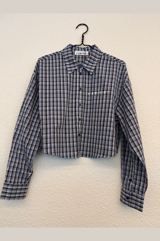 Haute L'Amitié - Isolde Check Shirt HL10828 - Blue Check