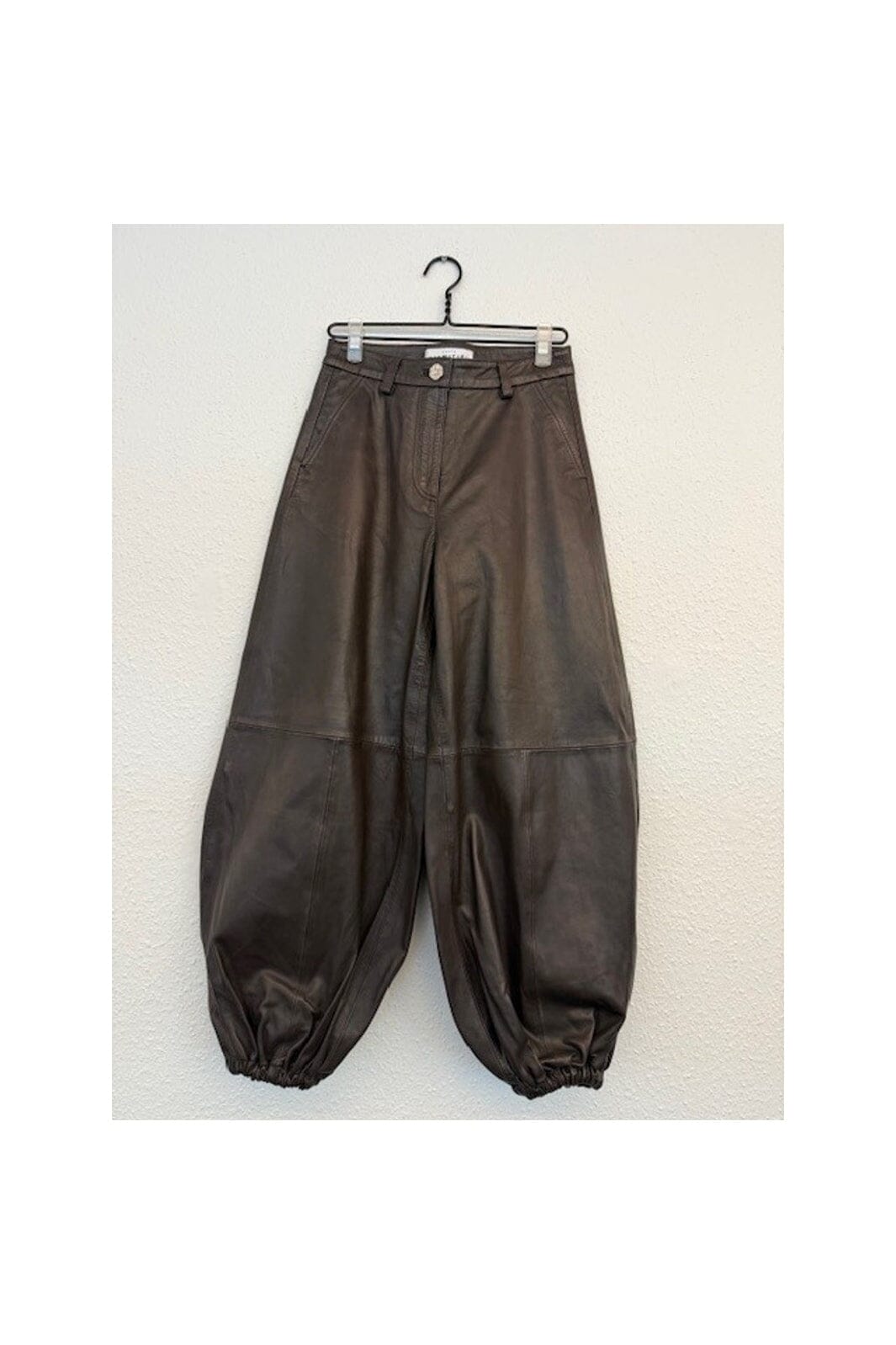 Haute L'Amitié - Jasmin Leather Harem Pant HL10541 - Mocca