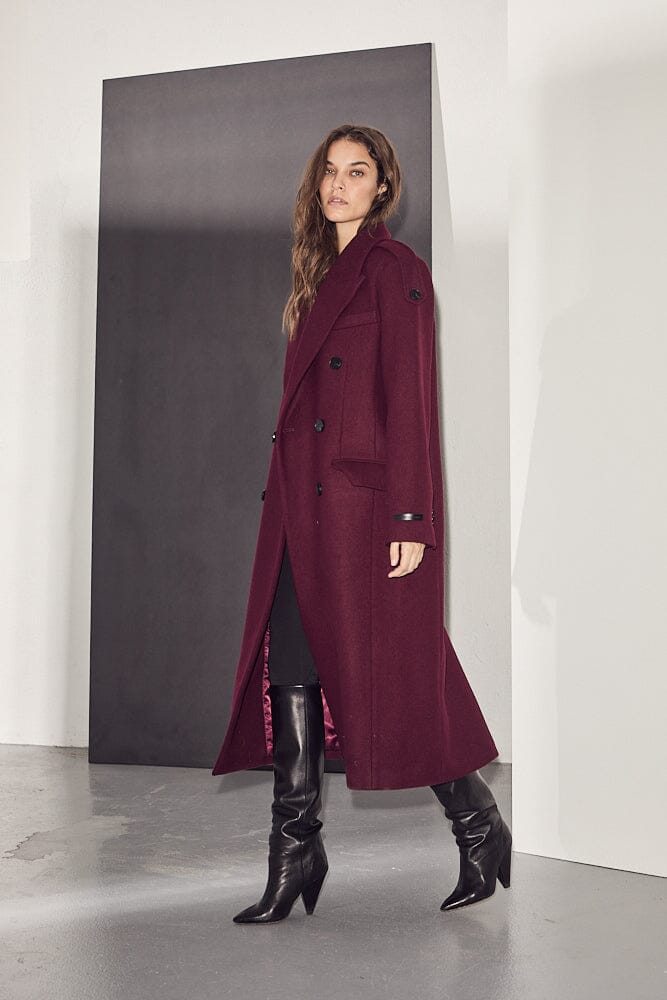 Haute L'Amitié - Lida Tailor Wool Coat HL10176 - Amarone Jakker 