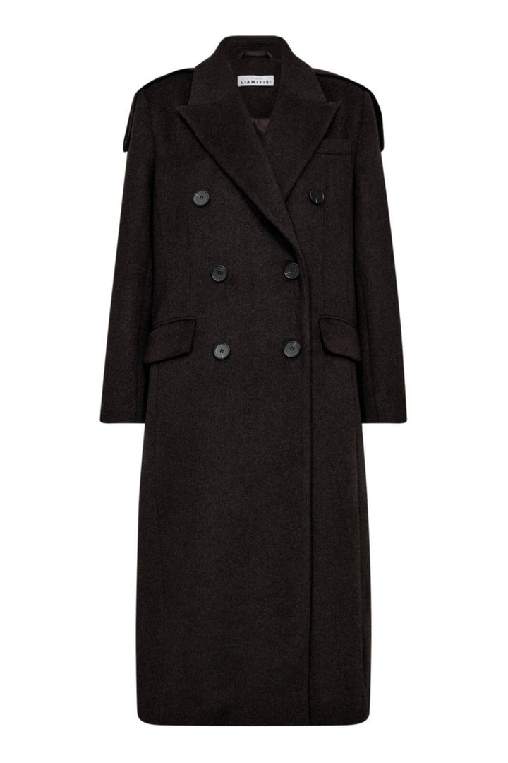Haute L'Amitié - Lida Tailor Wool Coat HL10204 - Mocca Jakker 