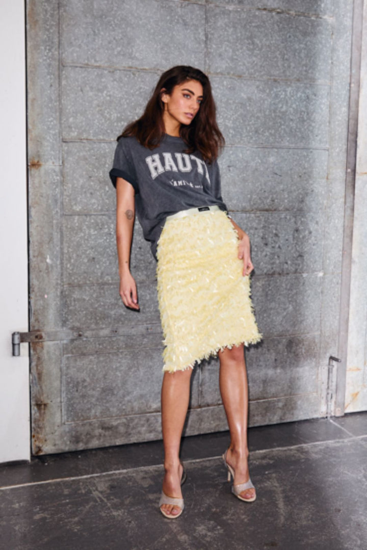 Haute L'Amitié - Limone Pencil Skirt HL10602 - Pale Yellow Nederdele 