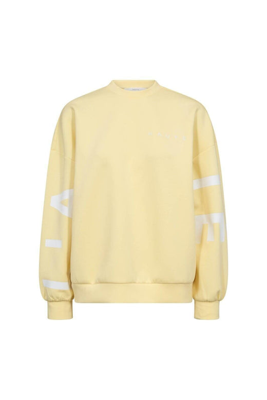 Haute L'Amitié - Maxi Split Logo Sweat HL10413 - Pale Yellow