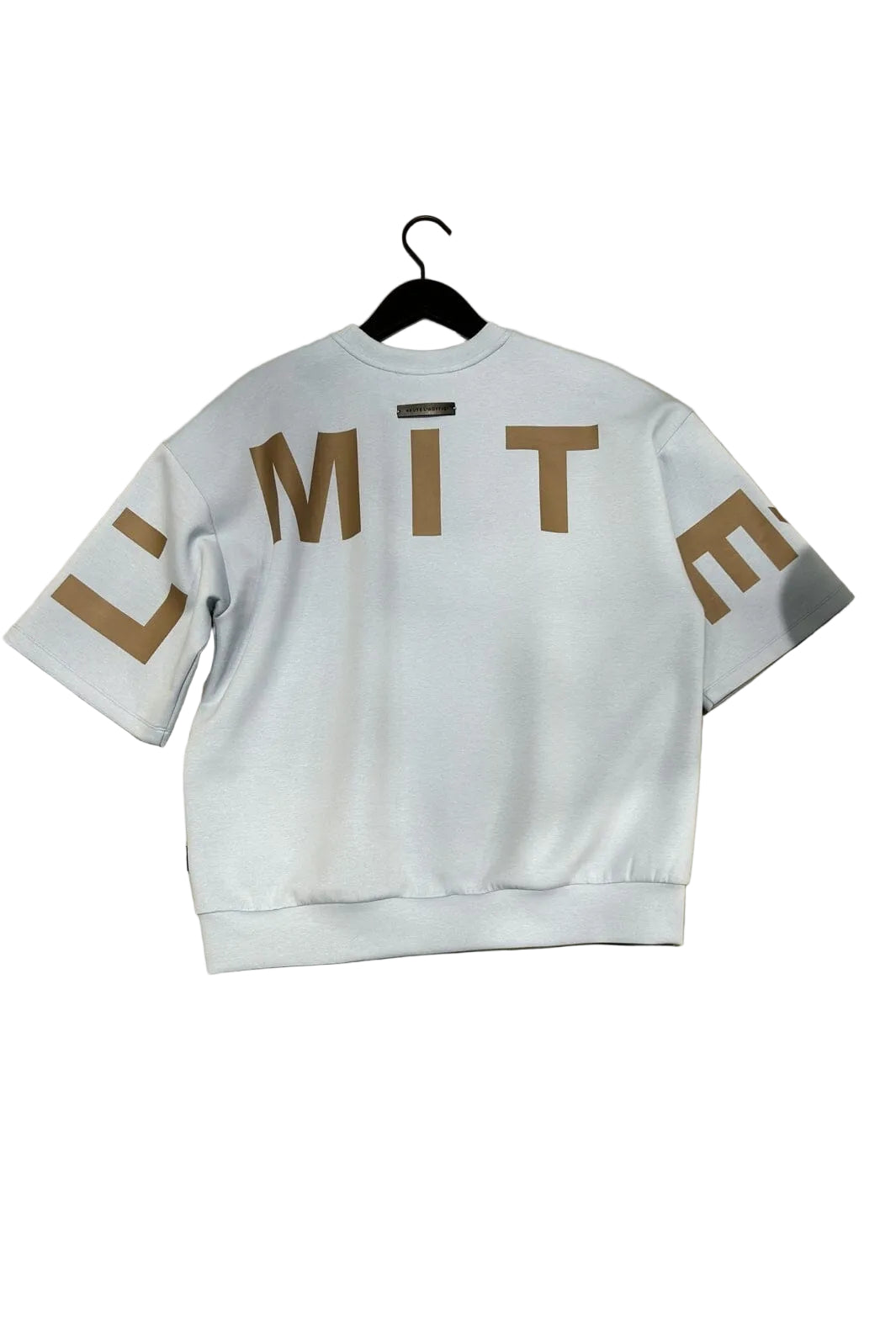 Haute L'Amitié - Maxi Split Ss Logo Sweat HL10461 - Pale Blue