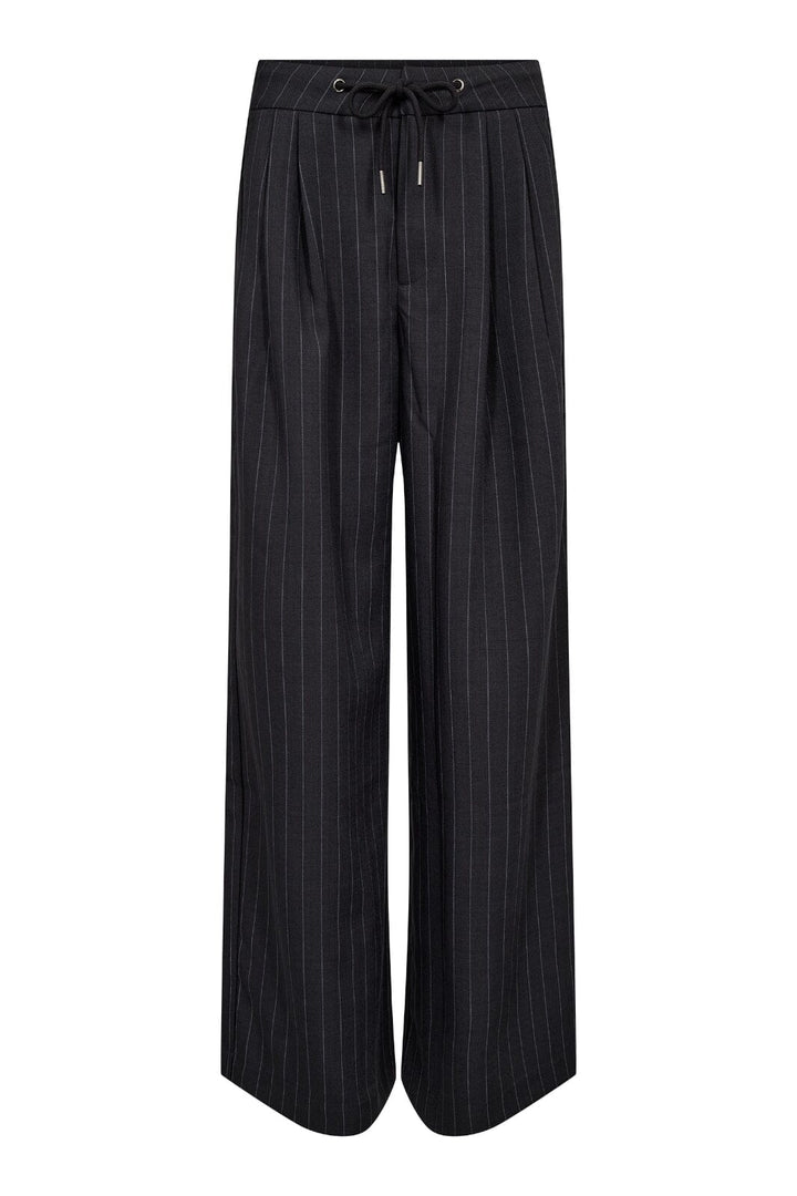 Haute L'Amitié - Michelle Pin String Tie Pant HL10297 - Dark Grey Bukser 