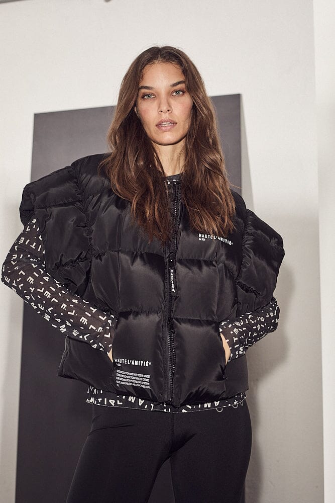 Haute L'Amitié - Mount Puffer Vest HL10159 - Black Veste 