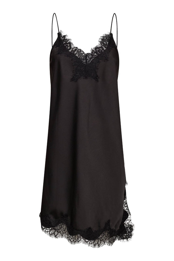 Haute L'Amitié - Naomi Asym Lingerie Dress HL10547 - Black Kjoler 