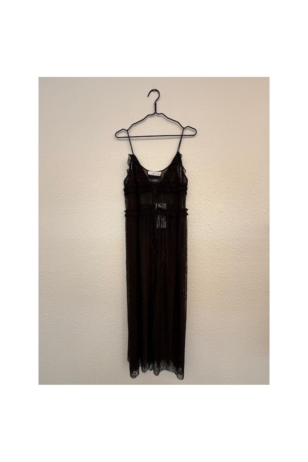 Haute L'Amitié - New Lace Tie Dress HL10599 - Mocca