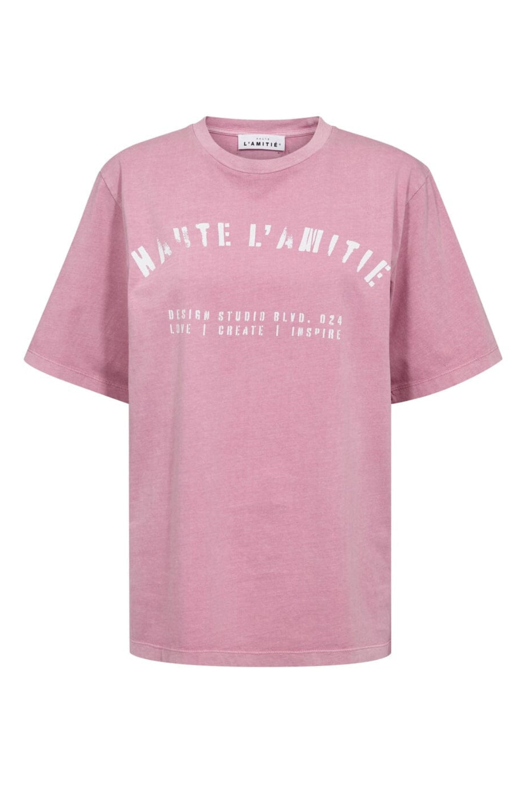 Haute L'Amitié - Noma Acid Curve Studio Tee HL10607 - Pink Acid Wash